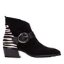 DAMES BOOTS+KORT LAARS-Zwart suède