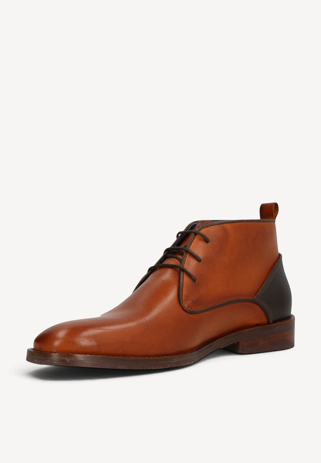 Heren boots-Bruin leer