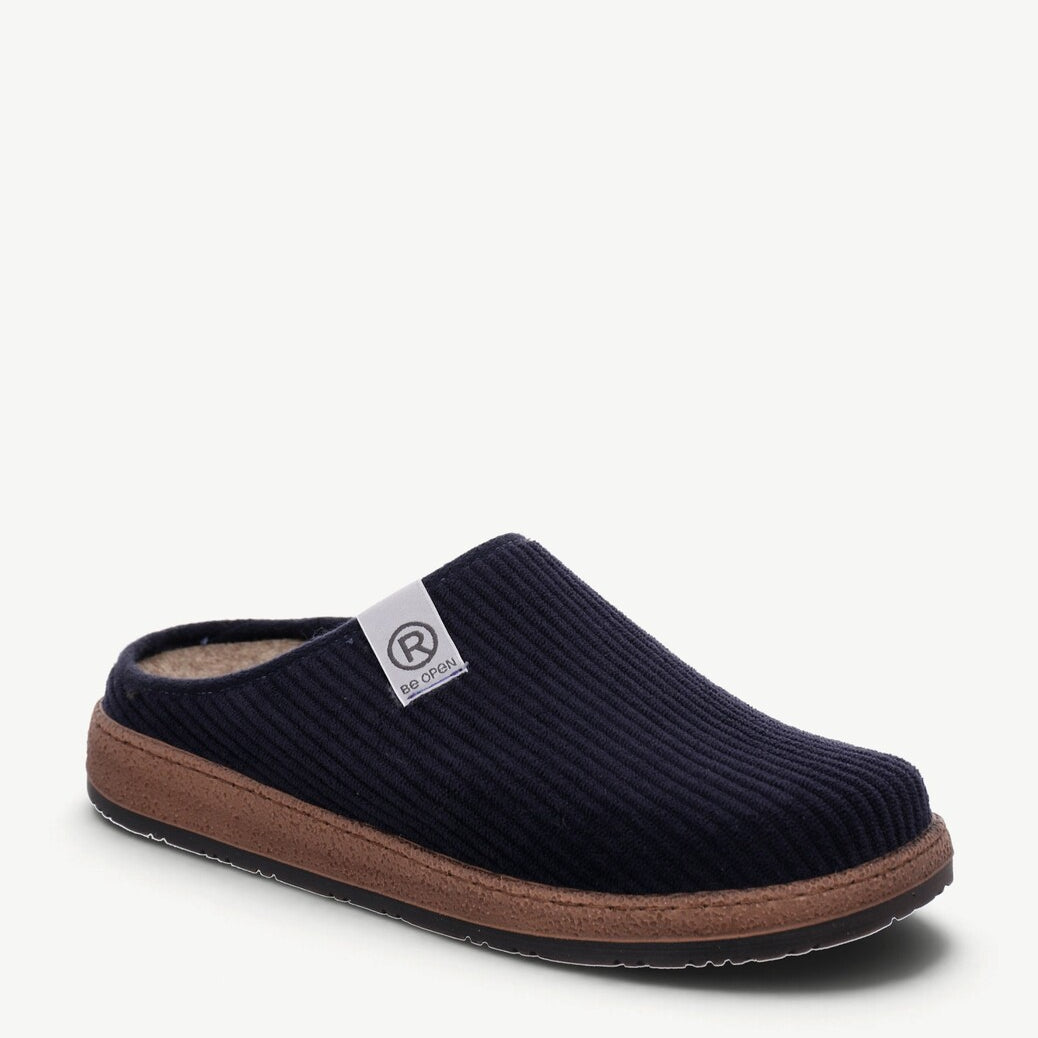 Heren muil pantoffels-Blauw diversen