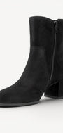 DAMES BOOTS+KORT LAARS-Zwart suède
