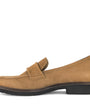 DAMES INSTAPSCHOENEN-Beige suède/nubuck