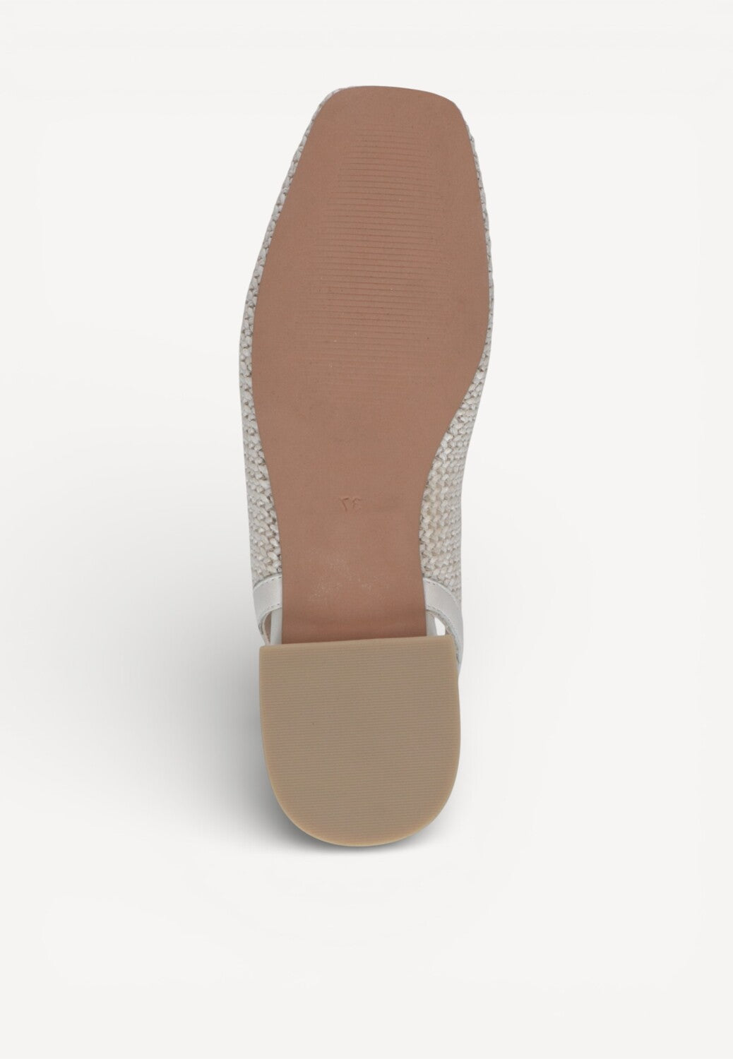 MUIL +SLINGBACK-Beige leer