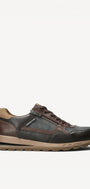 Heren veterschoenen-Bruin combi kleur