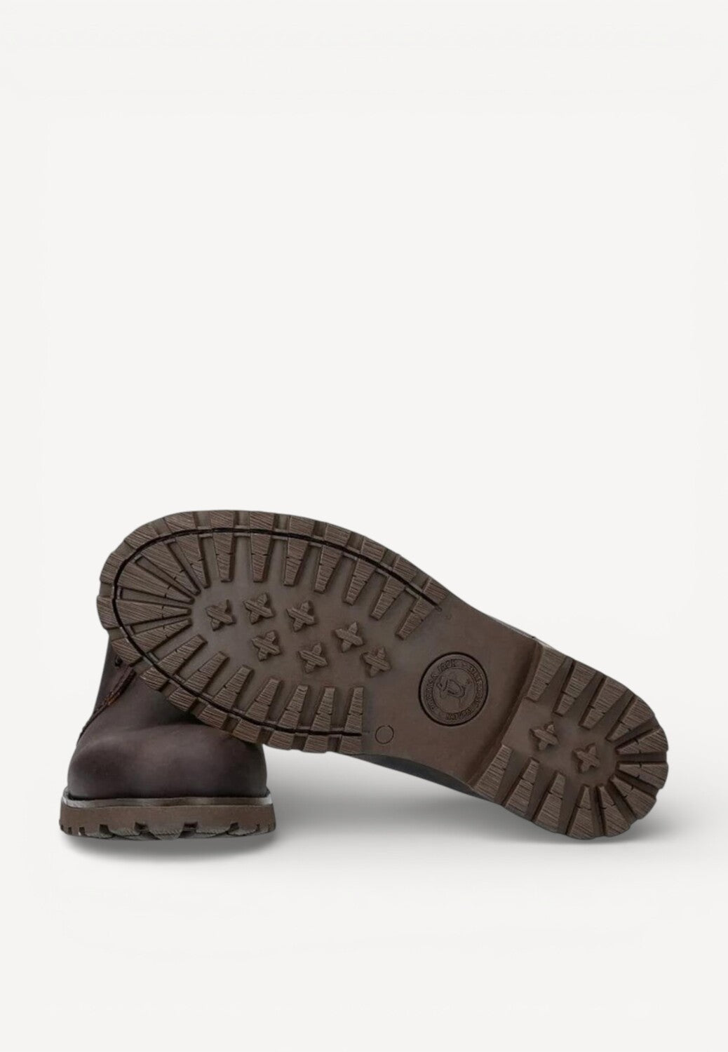 Heren veterschoenen-Bruin leer