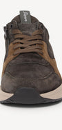 Heren veterschoenen-Grijs combi kleur