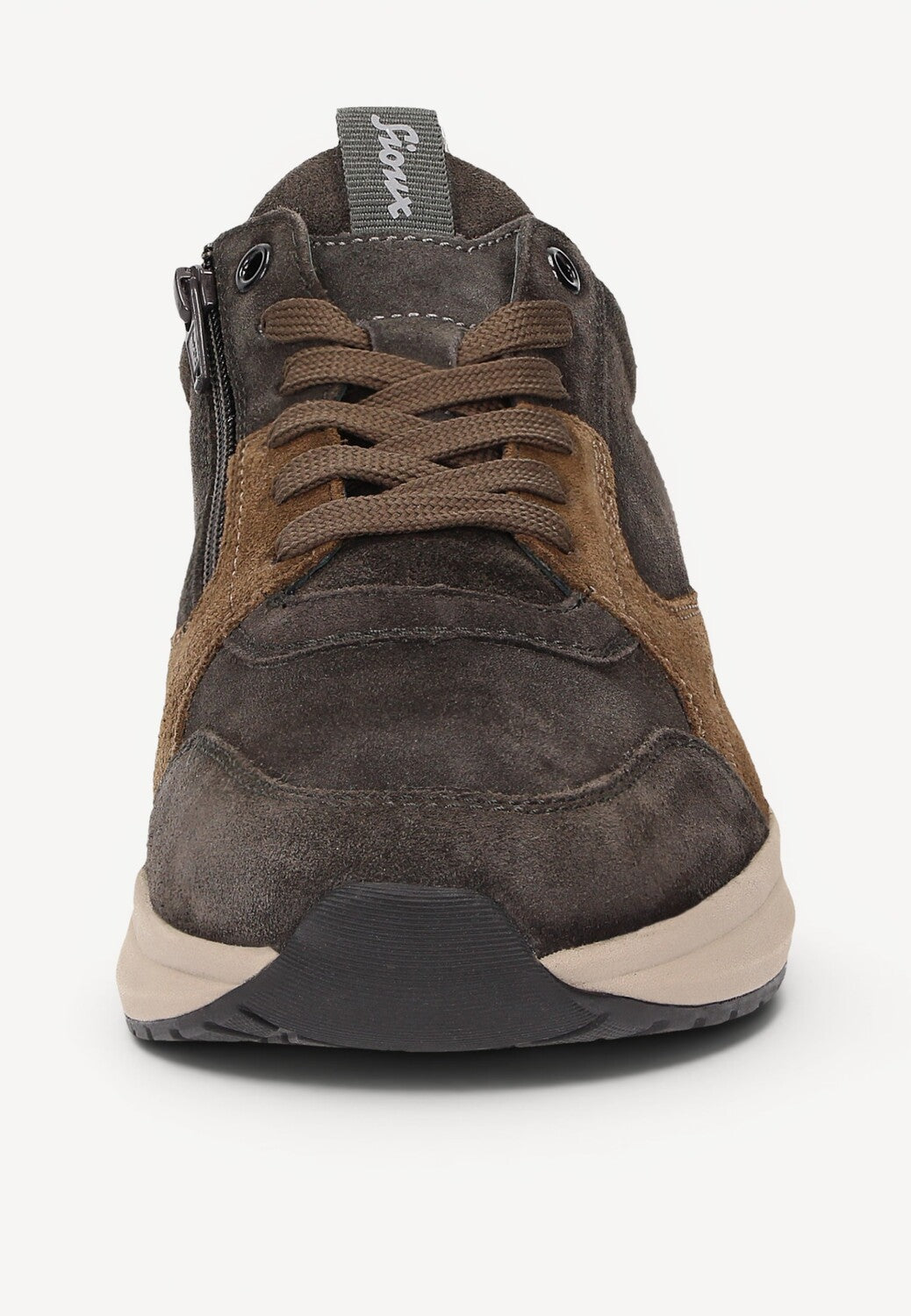 Heren veterschoenen-Grijs combi kleur