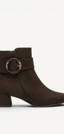 DAMES BOOTS+KORT LAARS-Bruin diversen