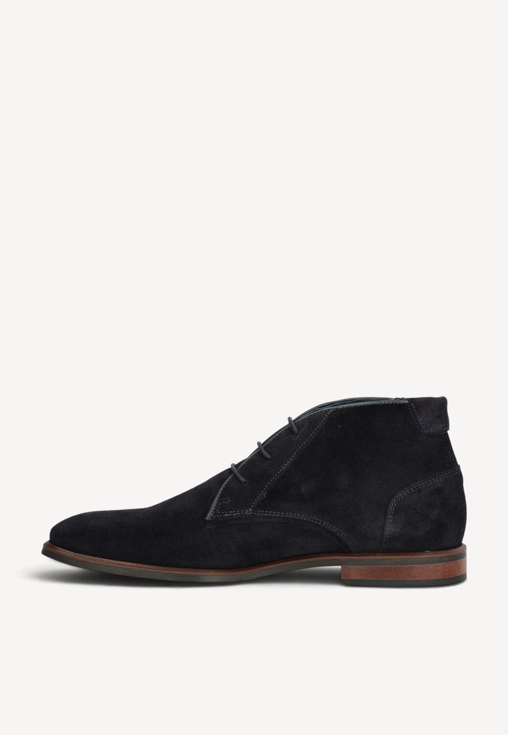 Heren boots-Blauw suède/nubuck