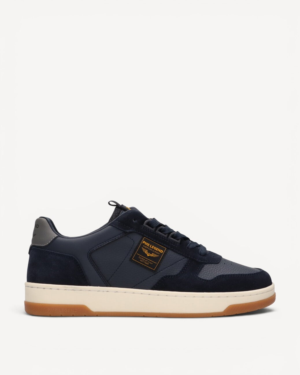 Heren veterschoenen-Blauw suède/nubuck