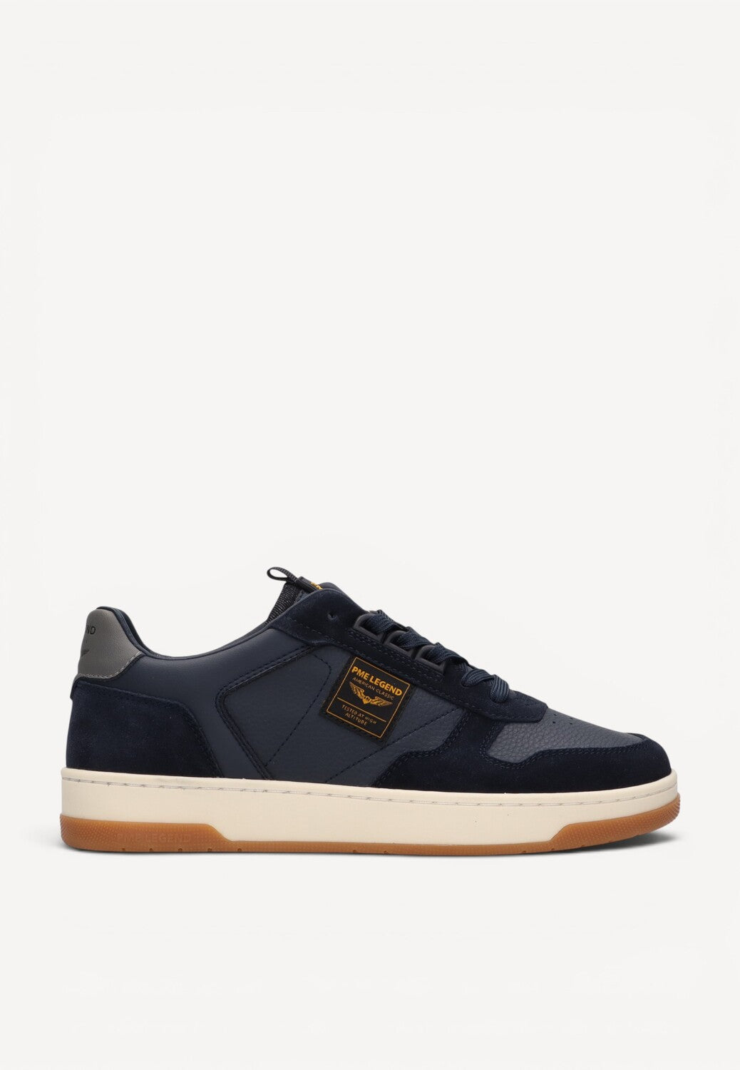 Heren veterschoenen-Blauw suède/nubuck
