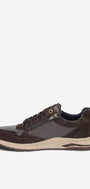 Heren veterschoenen-Bruin combi kleur