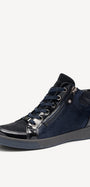 DAMES SPORTIEVE VETERSCHO-Blauw suède/nubuck