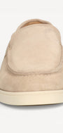 Heren instapper-Beige suède/nubuck