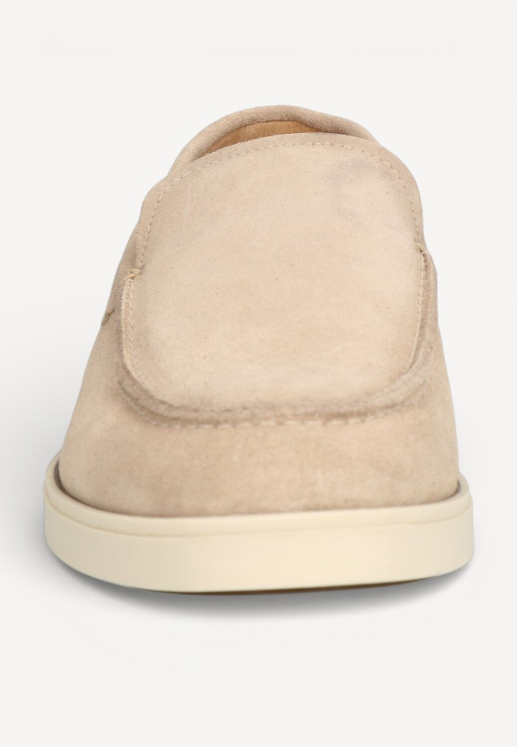 Heren instapper-Beige suède/nubuck