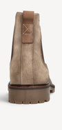 Heren boots-Beige suède/nubuck