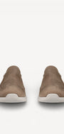Heren instapper-Beige suède/nubuck