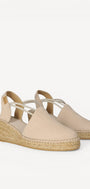 MUIL +SLINGBACK-Beige suède/nubuck