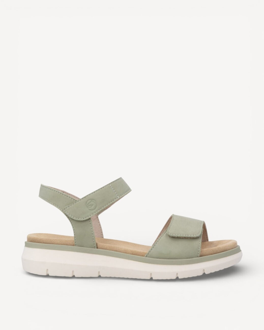 DAMES OPEN SCHOENEN-Groen suède/nubuck