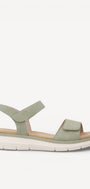 DAMES OPEN SCHOENEN-Groen suède/nubuck