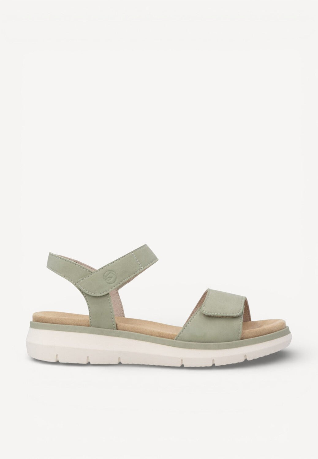 DAMES OPEN SCHOENEN-Groen suède/nubuck