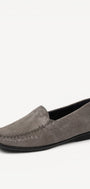DAMES INSTAPSCHOENEN-Beige leer