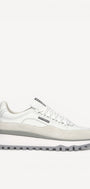 Heren veterschoenen-Wit combi kleur