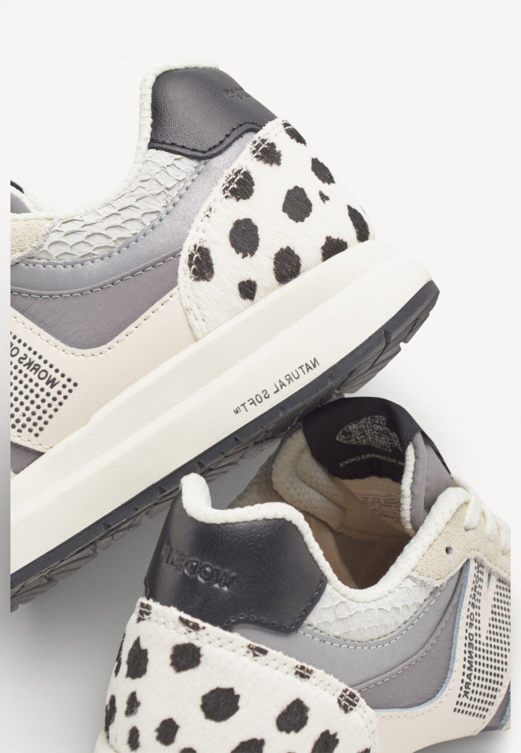 DAMES SPORTIEVE VETERSCHO-Beige suède/nubuck