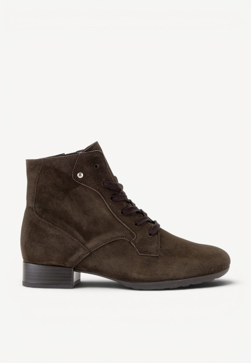 DAMES BOOTS+KORT LAARS-Bruin suède