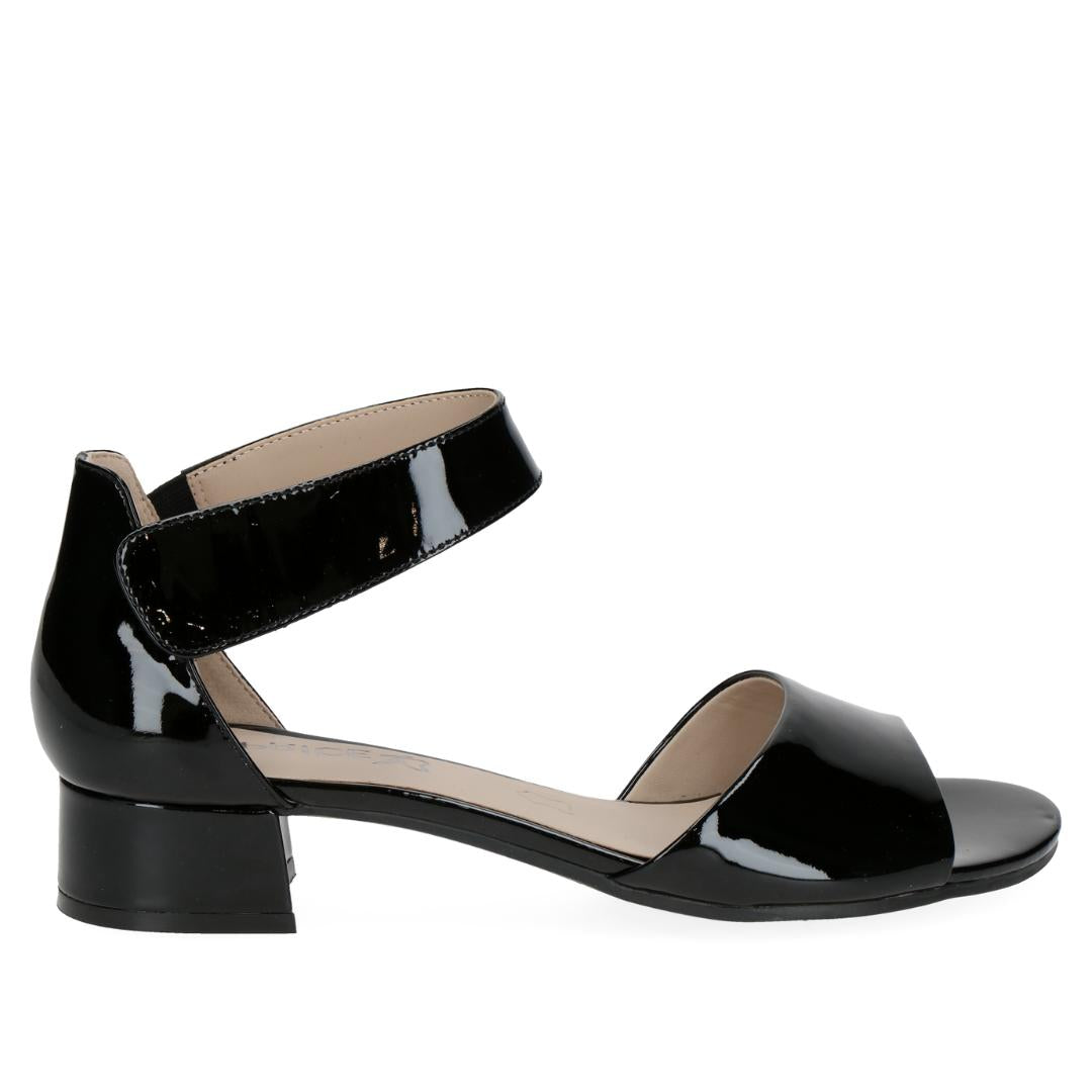 DAMES OPEN SCHOENEN-Zwart lak