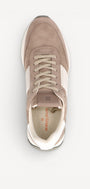 Heren veterschoenen-Beige combi kleur