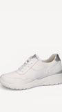 DAMES SPORTIEVE VETERSCHO-Wit leer