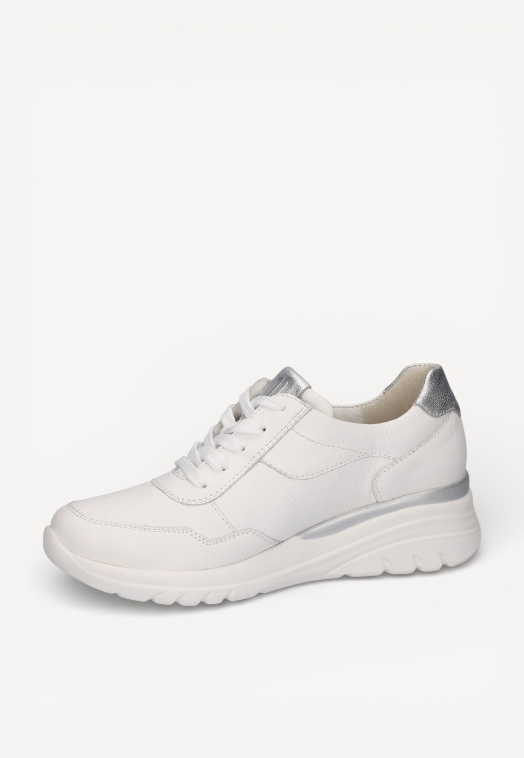 DAMES SPORTIEVE VETERSCHO-Wit leer