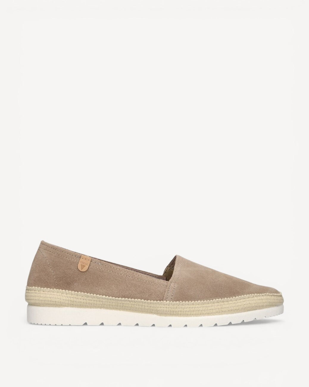 DAMES INSTAPSCHOENEN-Beige suède/nubuck