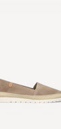 DAMES INSTAPSCHOENEN-Beige suède/nubuck