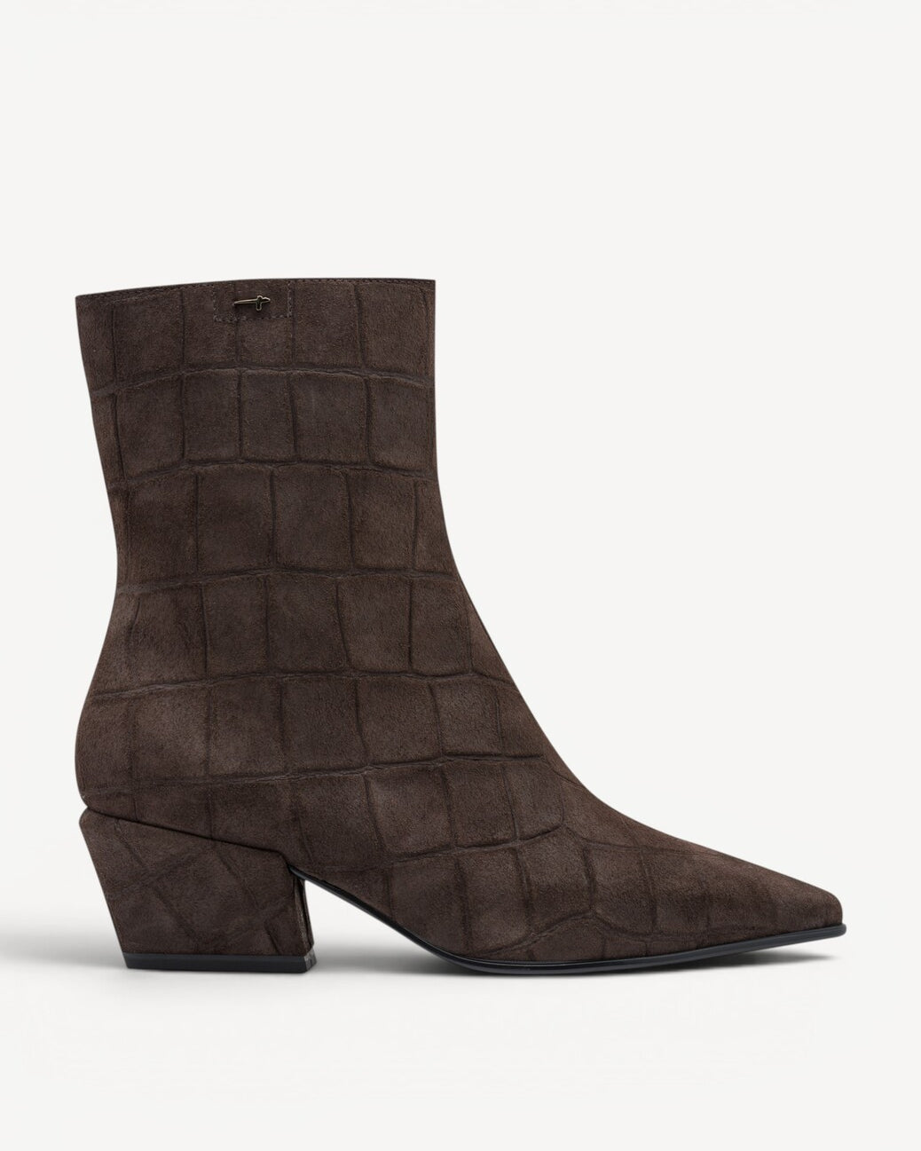 DAMES BOOTS+KORT LAARS-Bruin suède