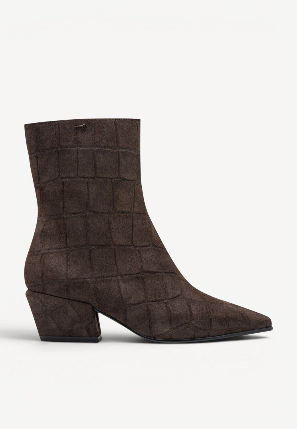 DAMES BOOTS+KORT LAARS-Bruin suède