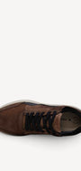 Heren veterschoenen-Bruin combi kleur