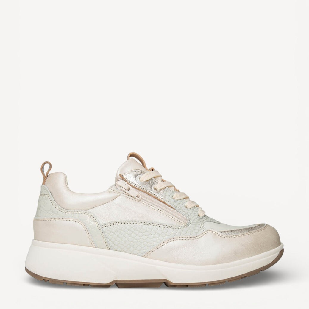 DAMES SPORTIEVE VETERSCHO-Beige leer