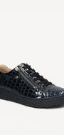DAMES SPORTIEVE VETERSCHO-Blauw lak