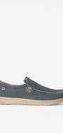 Heren linnen schoenen-Blauw diversen