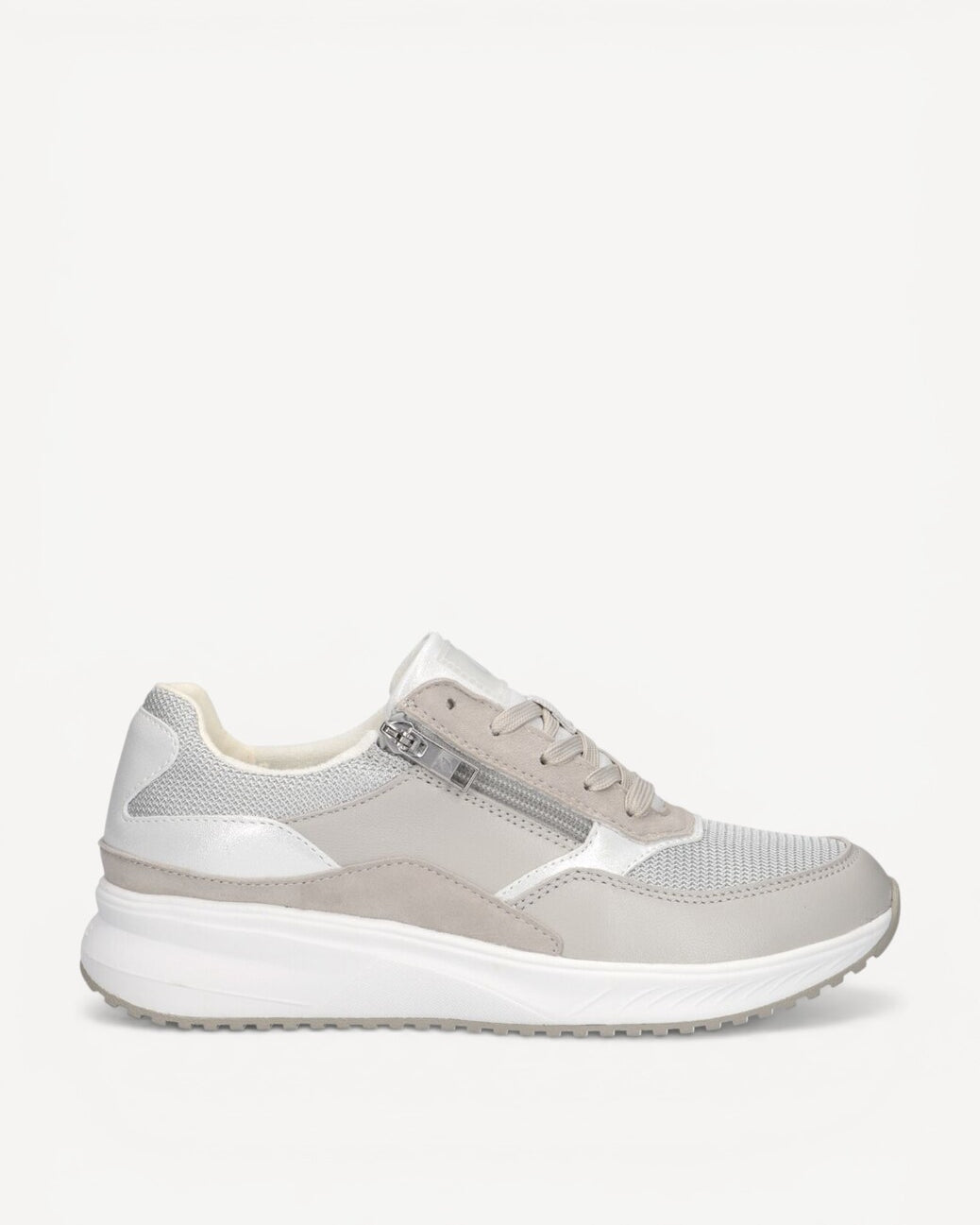 DAMES SPORTIEVE VETERSCHO-Beige leer
