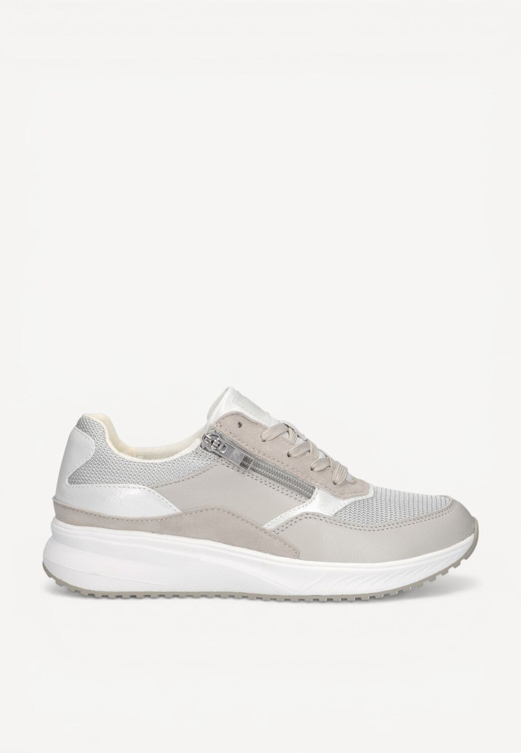 DAMES SPORTIEVE VETERSCHO-Beige leer