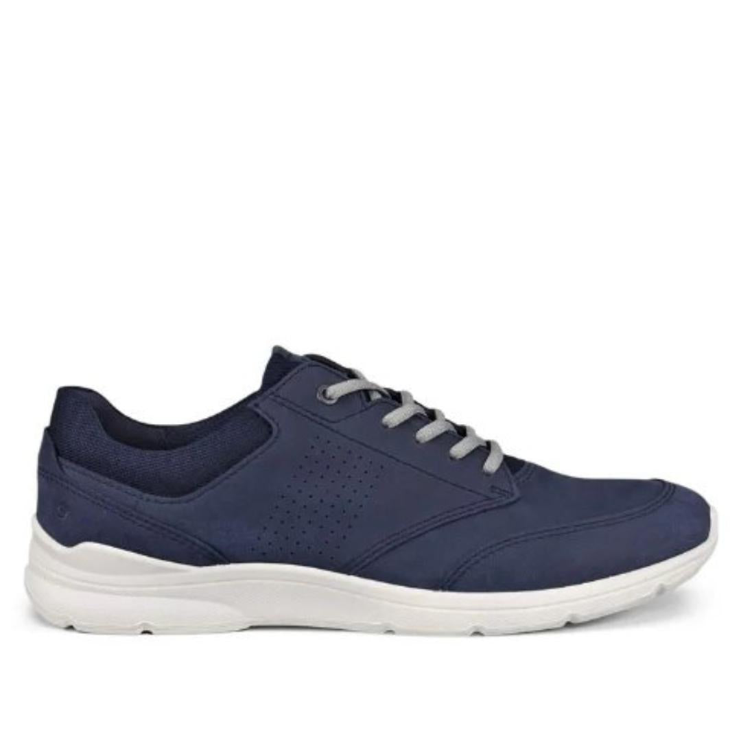 Heren veterschoenen-Blauw suède/nubuck