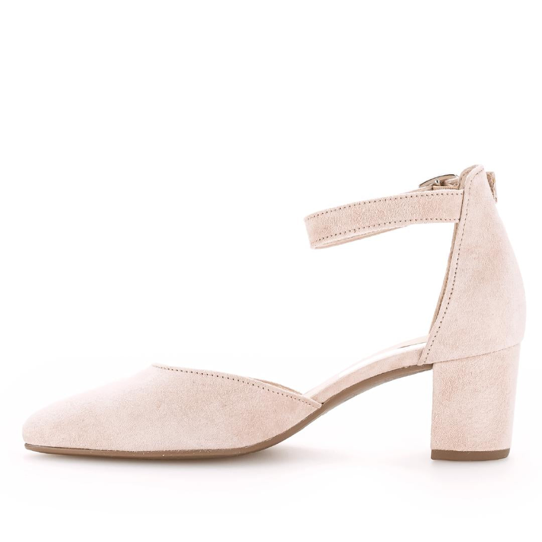 BALLERINAS + PUMPS-Beige suède/nubuck
