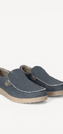 Heren linnen schoenen-Blauw diversen