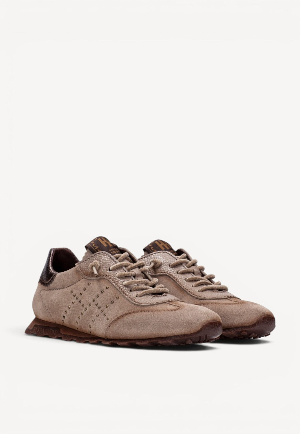 DAMES SPORTIEVE VETERSCHO-Beige suède/nubuck