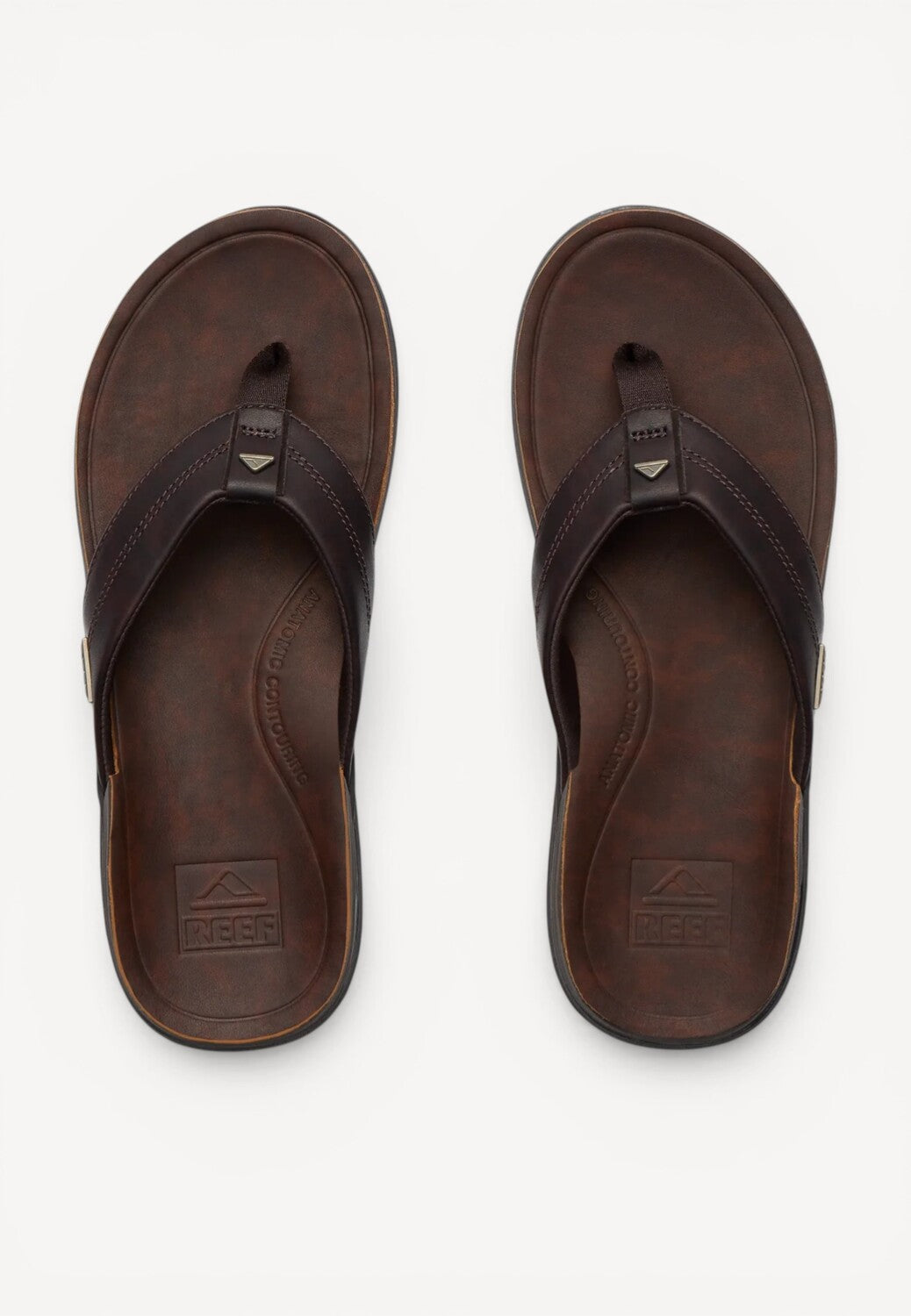 HE SLIPPER/SAND-Bruin leer