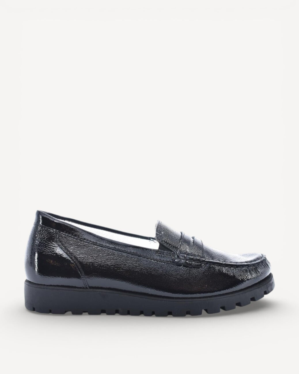 DAMES INSTAPSCHOENEN-Zwart lak