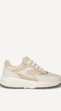 DAMES SPORTIEVE VETERSCHO-Beige leer