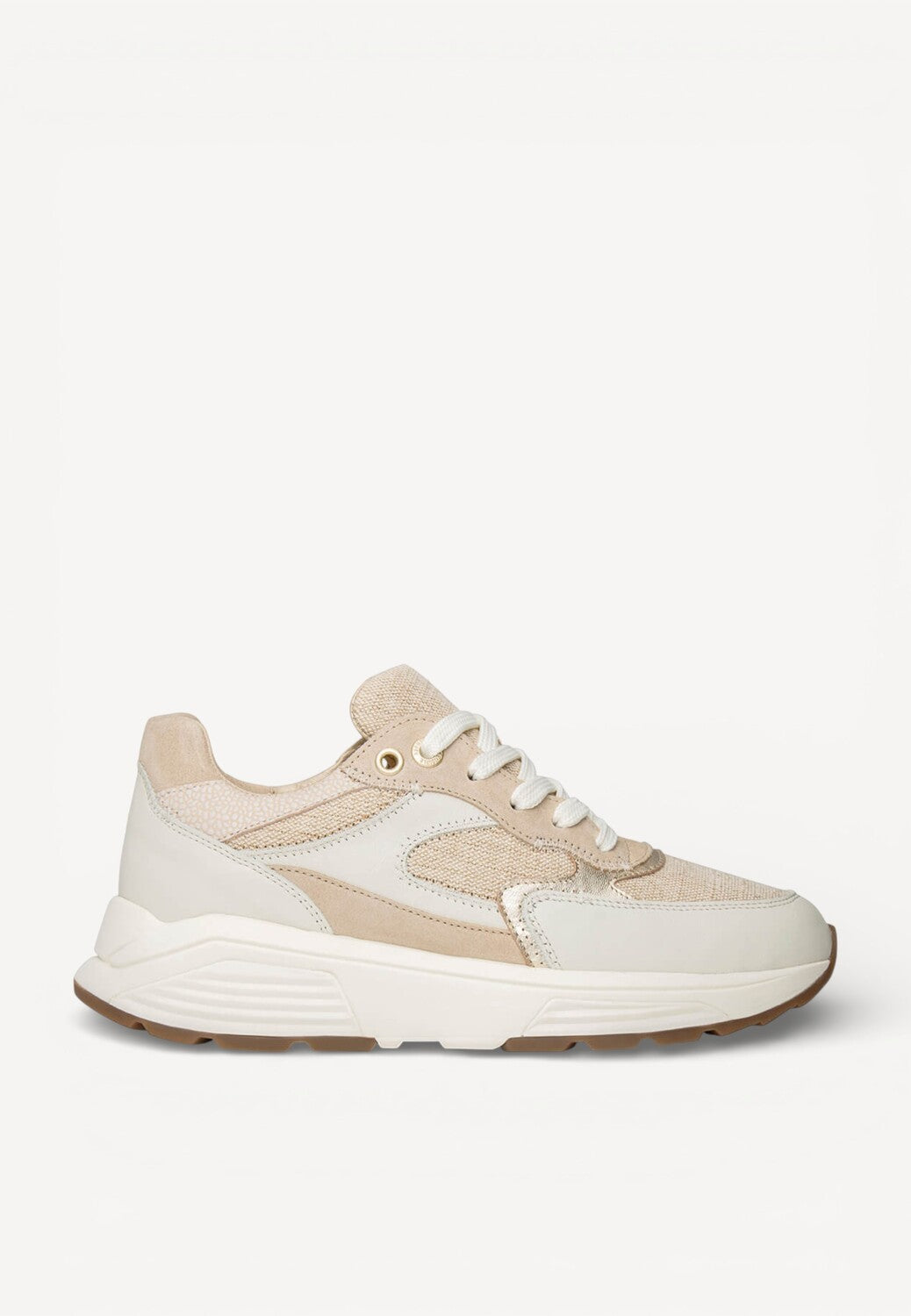 DAMES SPORTIEVE VETERSCHO-Beige leer